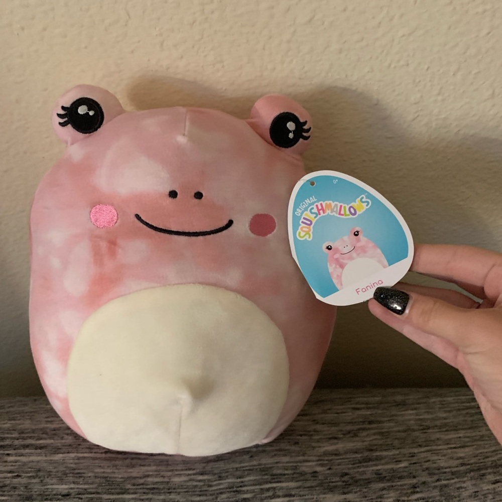 BNWT Fanina the pink frog 7.5”